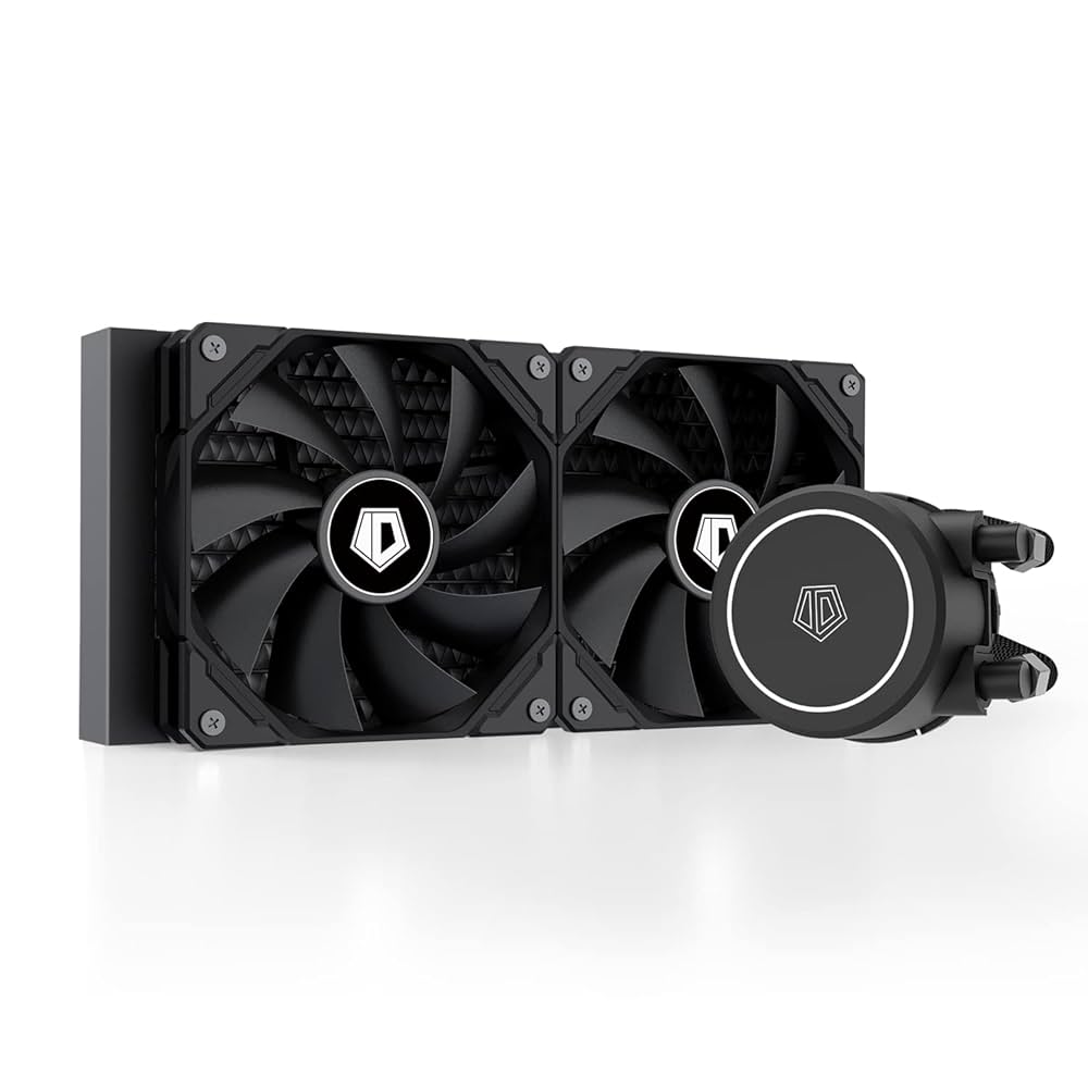CPUクーラー 水冷 デジタルディスプレイ 240MM AIO PWMファン ID-COOLING DX240 MAX 液体CPUクーラー 240mm ARGB AIOクーラー